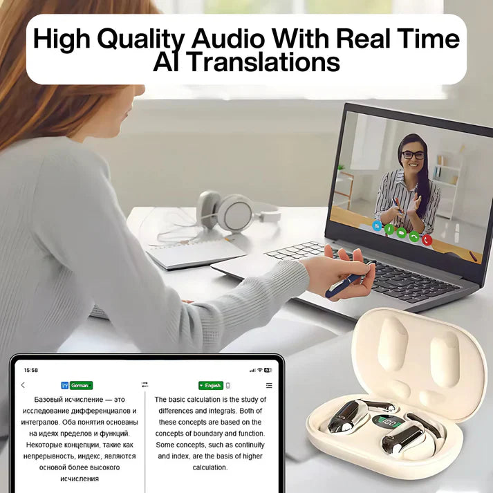 VerbaBuds AI Translator Earbuds