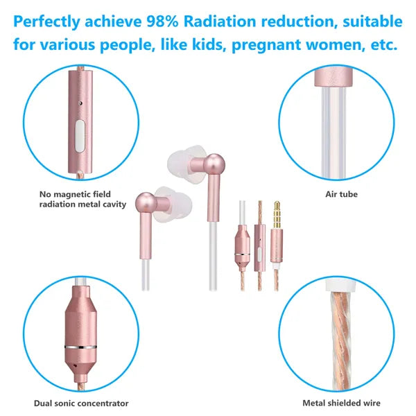 HeraLio Air Tube Headphones