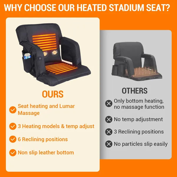 Warmora Heated Stadium Seat