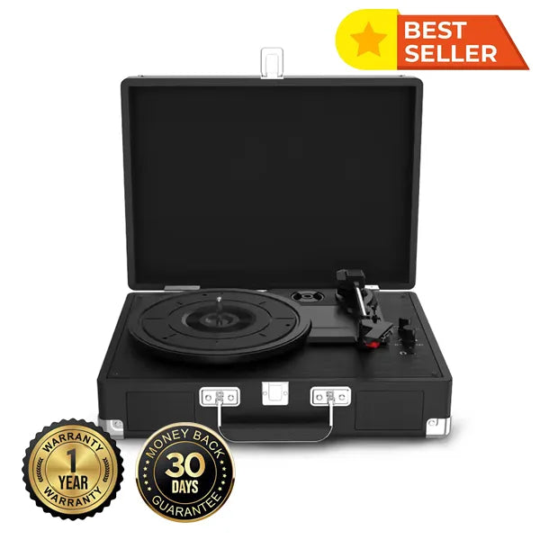 BeboBeat Record Player With Speakers