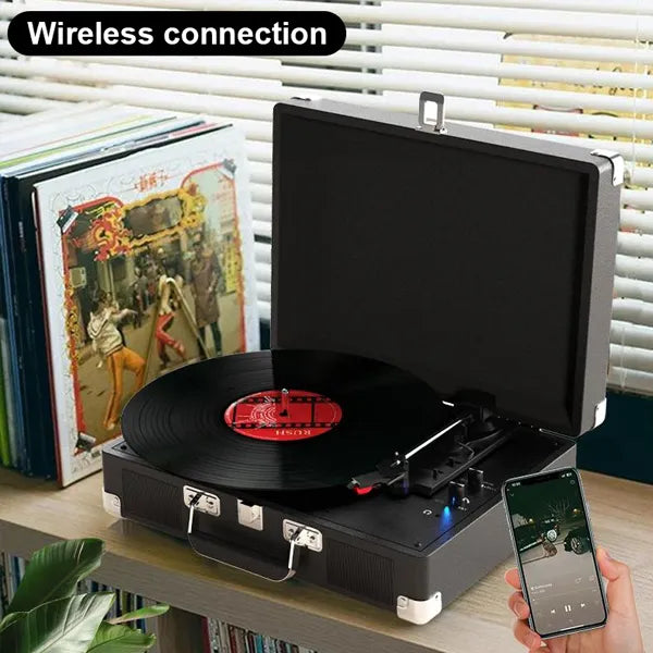 BeboBeat Record Player With Speakers