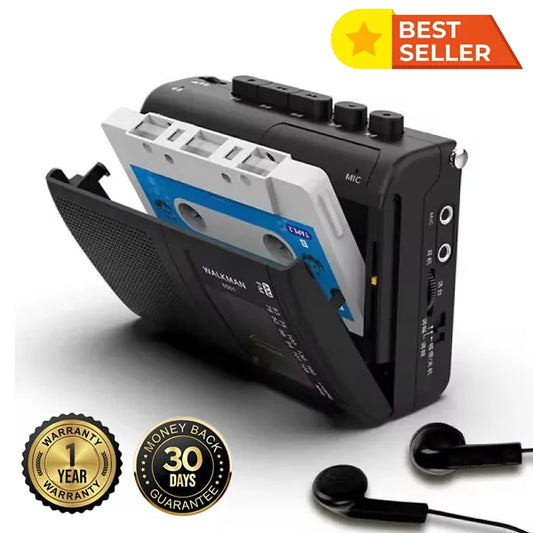 TapeTrek Portable Cassette Player