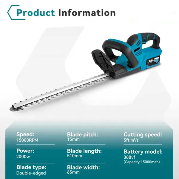 ZenShear Cordless Pole Hedge Trimmer