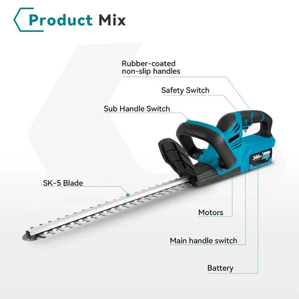ZenShear Cordless Pole Hedge Trimmer