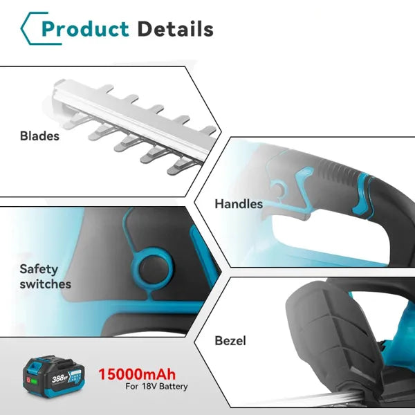 ZenShear Cordless Pole Hedge Trimmer