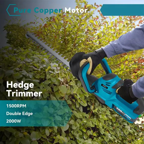 ZenShear Cordless Pole Hedge Trimmer
