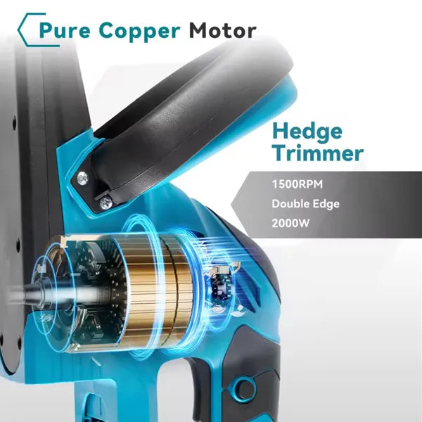 ZenShear Cordless Pole Hedge Trimmer