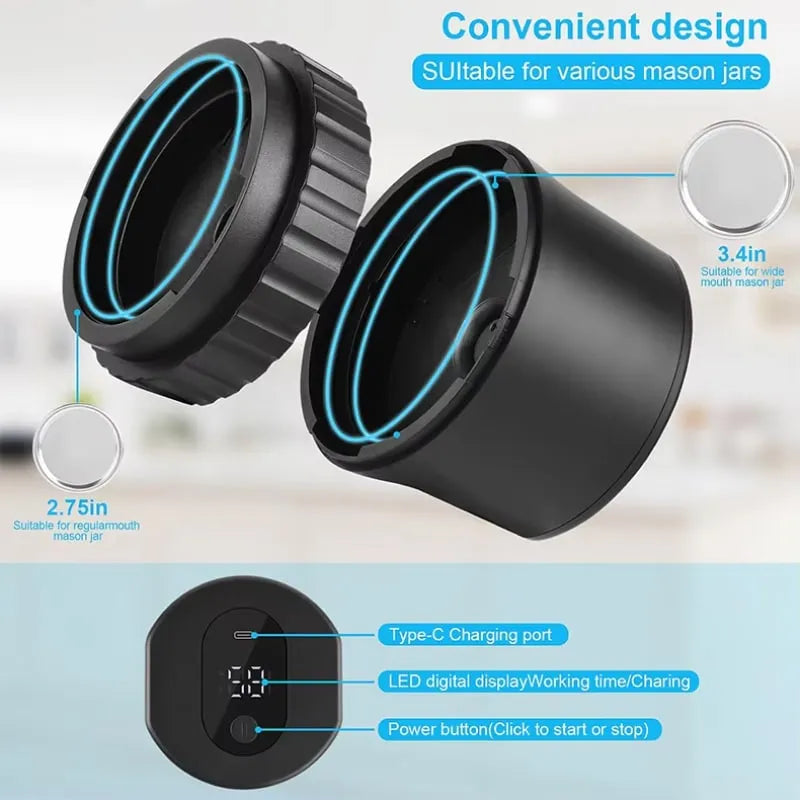 Konijar Mason Jar Vacuum Sealer