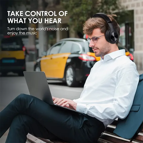 LioBeat Over Ear Noise Cancelling Headphones