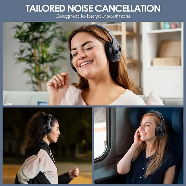 LioBeat Over Ear Noise Cancelling Headphones