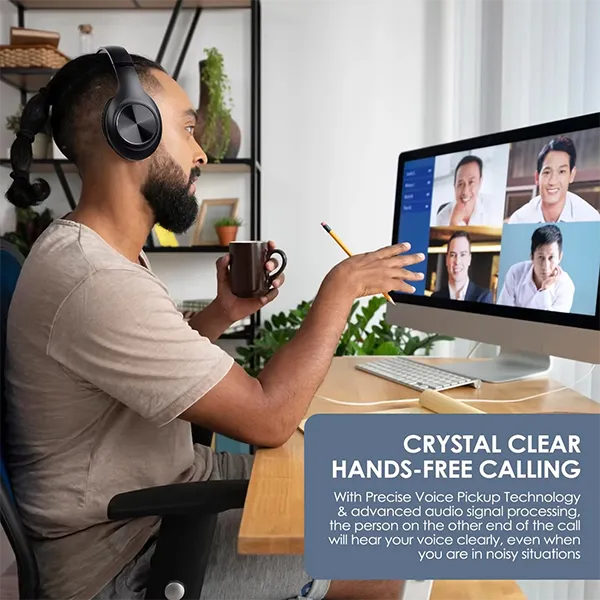 LioBeat Over Ear Noise Cancelling Headphones