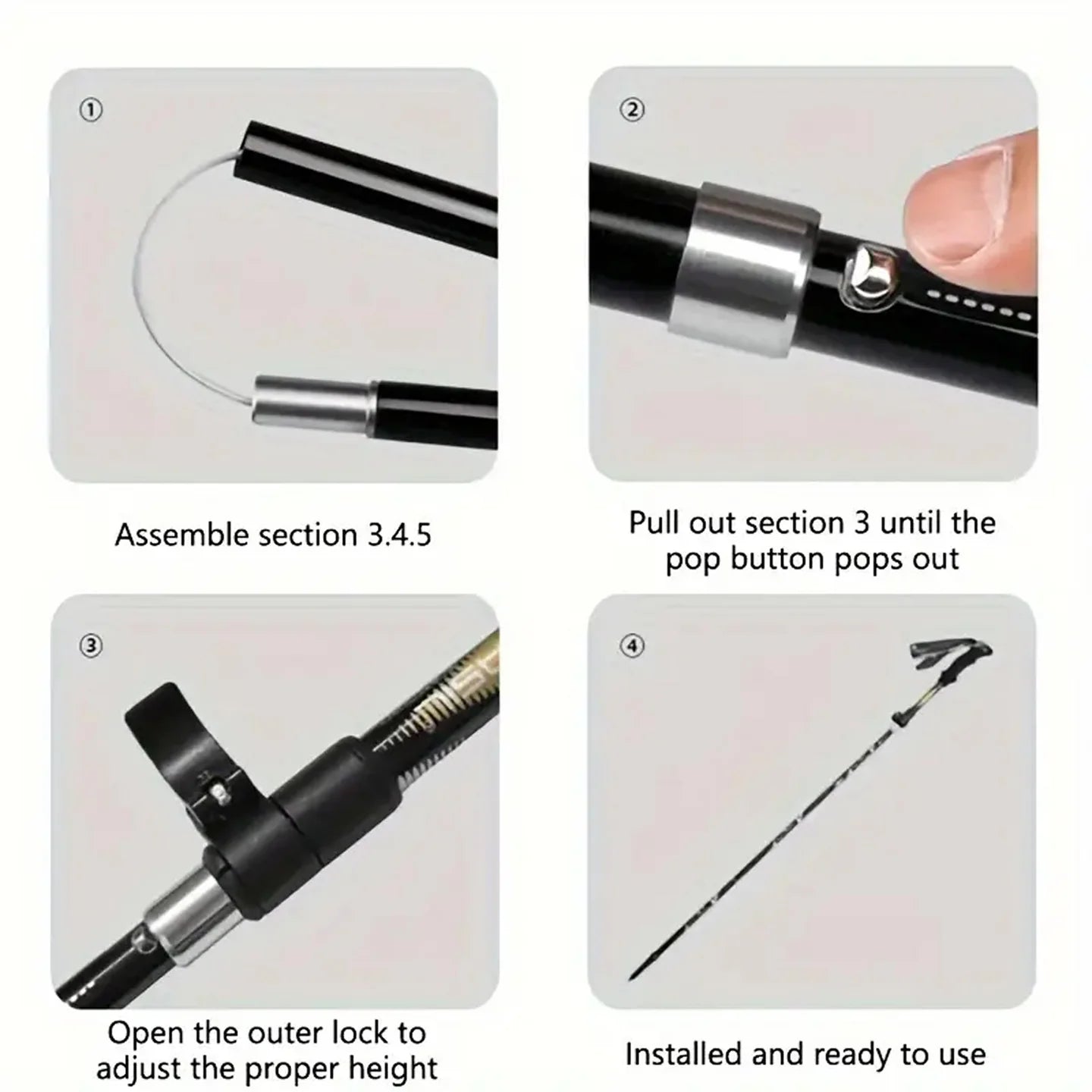 Kolamia Collapsible Hiking Poles